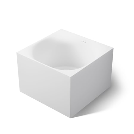 Kohler Stillness Soak 46" x 46" Free Standing Soaking Tub with Center Drain, Drain Assembly, and Overflow Honed White