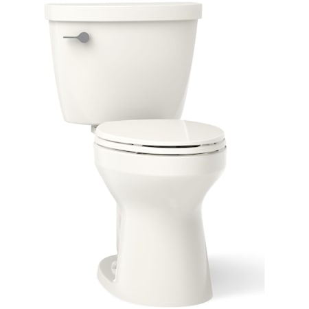 Kohler Cimarron 1.28 GPF Two Piece Elongated Toilet with Left Hand Lever - Less Seat Biscuit