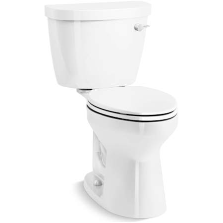 Kohler Cimarron 1.28 GPF Two Piece Elongated Toilet with Right Hand Lever - Less Seat White