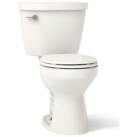 Kohler Cimarron 1.6 GPF Two Piece Round Chair Height Toilet with Left Hand Lever - Less Seat Biscuit