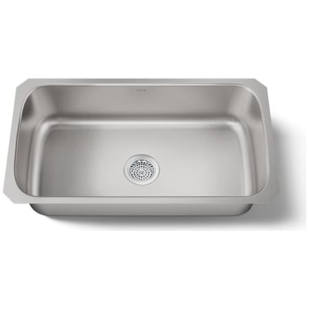 Kohler Undertone 32" Single Basin Under-Mount 18-Gauge Stainless Steel Kitchen Sink with SilentShield Stainless Steel