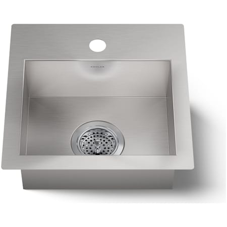 Kohler Vault 15" Undermount Single Basin Stainless Steel Bar Sink Stainless Steel