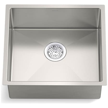 Kohler Strive 20" Undermount Single Basin Stainless Steel Bar Sink with Basin Rack Stainless Steel