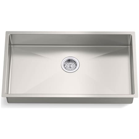 Kohler Strive 32" Undermount Single Basin Stainless Steel Kitchen Sink with Basin Rack Stainless Steel