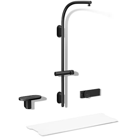 Kohler Anthem EvoCycle Thermostatic Valve Trim Only with Bluetooth and Single Knob Handle - Less Rough In Matte Black