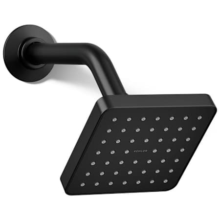 Kohler Venza 1.5 GPM Single Function Shower Head Matte Black