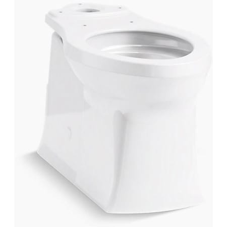 Kohler Corbelle Tall Elongated Toilet Bowl Only with Skirted Trapway White