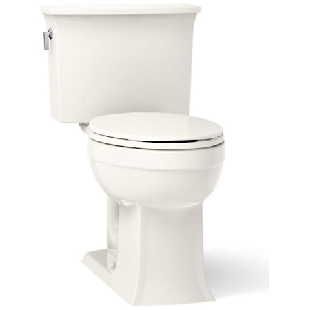 Kohler Archer 1.28 GPF Two-Piece Elongated Comfort Height Toilet with AquaPiston Technology - Seat Not Included Biscuit