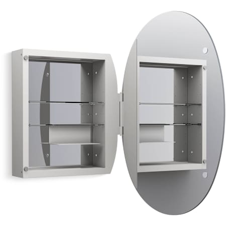 Kohler Verdera 24" x 33-1/2" Frameless Oval Single Door Medicine Cabinet N/A