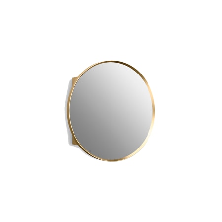 Kohler Verdera 23-5/8" x 23-5/8" Framed Single Door Medicine Cabinet Moderne Brushed Gold