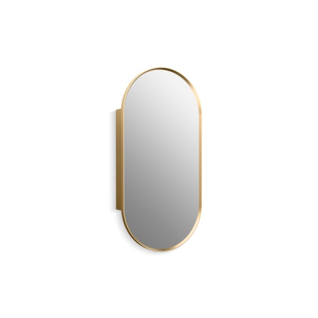 Kohler Verdera 20" x 40" Framed Single Door Medicine Cabinet Moderne Brushed Gold