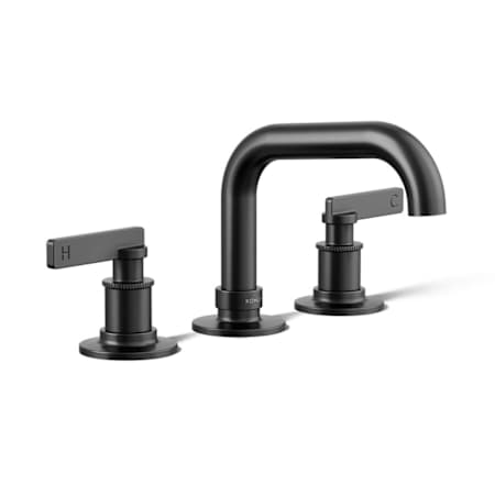 Kohler Castia by Studio McGee 0.5 GPM Widespread Bathroom Faucet Matte Black