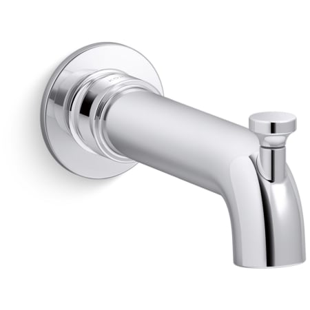Kohler Castia by Studio McGee 6-5/8" Integrated Diverter Tub Spout Polished Chrome