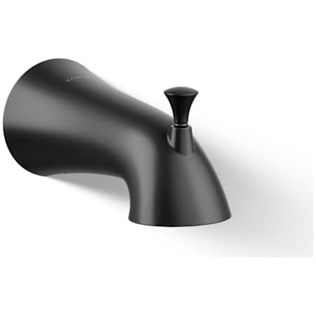 Kohler Buckley Wall Mounted Bath Spout with Diverter Matte Black
