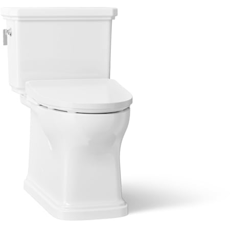 Kohler Claude by Studio McGee 1.28 GPF Two Piece Elongated Toilet with Left Hand Lever and Comfort Height Seating White