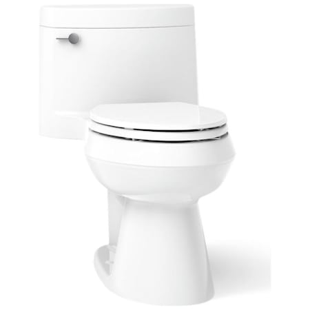 Kohler Cimarron 1.28 GPF Elongated One-Piece Comfort Height Toilet with AquaPiston Flush Technology - Seat Included White