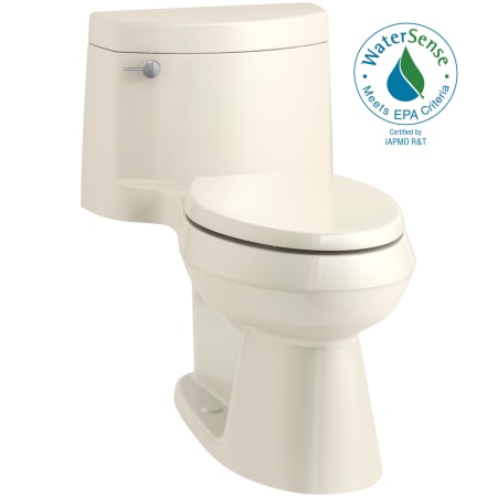 Kohler Cimarron 1.28 GPF Elongated One-Piece Comfort Height Toilet with AquaPiston Flush Technology - Seat Included Almond