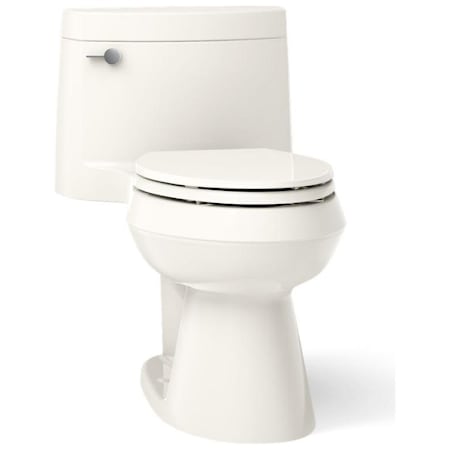 Kohler Cimarron 1.28 GPF Elongated One-Piece Comfort Height Toilet with AquaPiston Flush Technology - Seat Included Biscuit