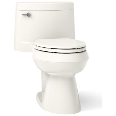 Kohler Cimarron 1.28 GPF Elongated One-Piece Comfort Height Toilet with AquaPiston Flush Technology - Seat Included Biscuit