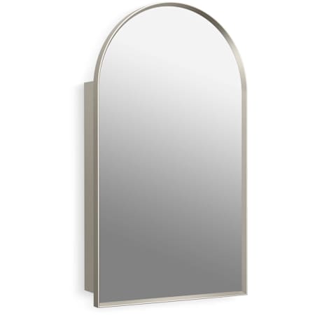 Kohler Verdera 20" x 34" Framed Arched Single Door Medicine Cabinet Brushed Nickel