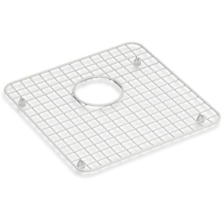 Kohler Audrine 13-7/8" L x 13-7/8" W Metal Basin Rack Cloude White