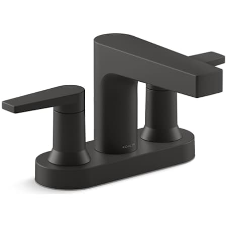 Kohler Taut 1.2 GPM Mini-Widespread Bathroom Faucet Matte Black