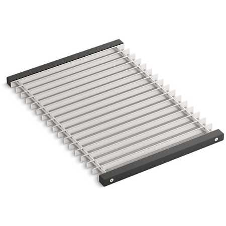 Kohler Synthos 11-1/2" x 16-3/8" Stainless Steel Basin Rack Stainless Steel