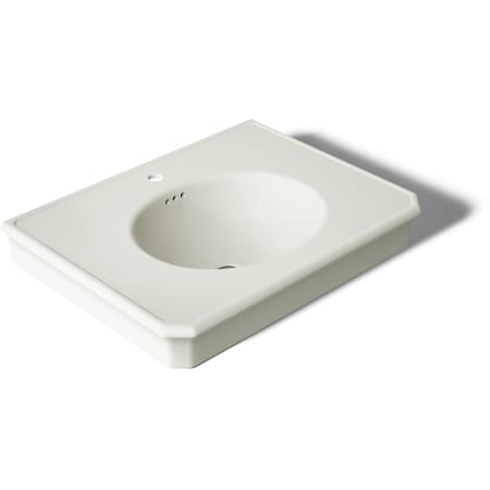 Kohler Claude by Studio McGee 30-1/8" Oval Fireclay Console, Pedestal Bathroom Sink with Single Faucet Hole Dune