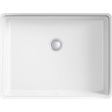 Kohler Verticyl 19-13/16" Rectangular Vitreous China Undermount Bathroom Sink with Overflow White