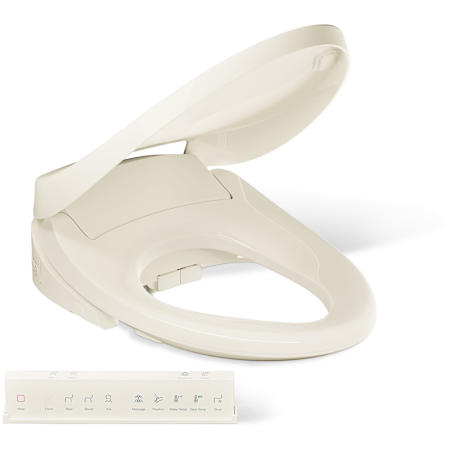 Kohler PureWash Elongated Bidet Seat Biscuit