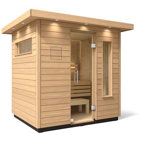 Kohler C2 Three-Person Outdoor Sauna Douglas Fir