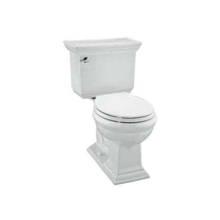 Kohler Memoirs 1.28 GPF Two Piece Round Front Toilet with Insuliner Tank, Less Seat Almond