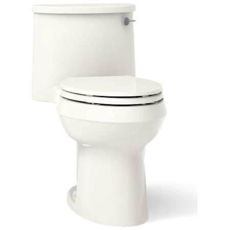 Kohler Adair 1.28 GPF One-Piece Elongated Comfort Height Toilet with Right Hand Trip Lever and AquaPiston Technology - Seat Included Biscuit