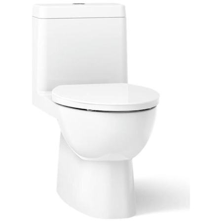 Kohler Reach 1.28 GPF One-Piece Elongated Toilet with Quiet Close Seat White