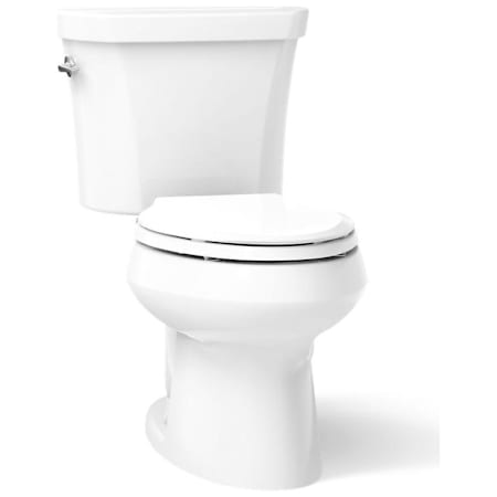 Kohler Wellworth Dual Flush Two-Piece Elongated Toilet - Less Seat White