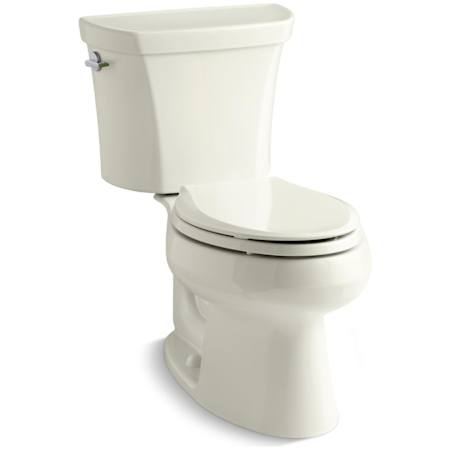 Kohler Wellworth Dual Flush Two-Piece Elongated Toilet - Less Seat Biscuit