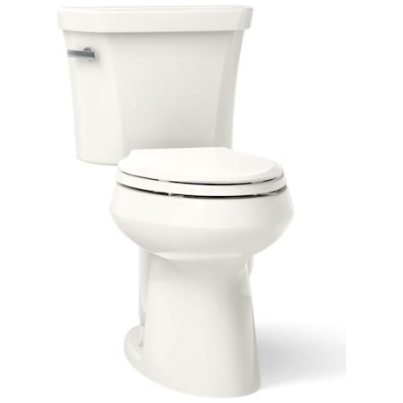 Kohler Highline 1.28 GPF Two-Piece Comfort Height Elongated Toilet - Less Seat Biscuit