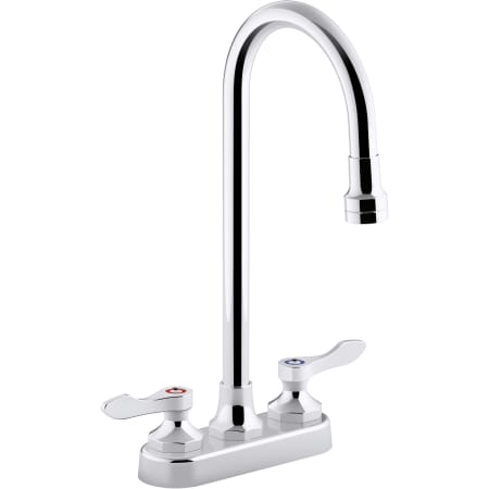 Kohler Triton Bowe 1.0 GPM Deck Mounted Bathroom Faucet with Lever Handles Polished Chrome