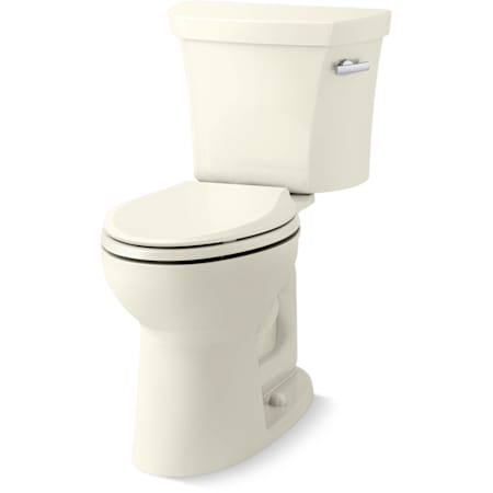 Kohler Highline 1.28 GPF Two Piece Elongated Toilet with Right Hand Lever Biscuit