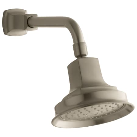 Kohler Margaux 1.75 GPM Single Function Shower Head with MasterClean Sprayface and Katalyst Air-Induction Technology Vibrant Brushed Bronze