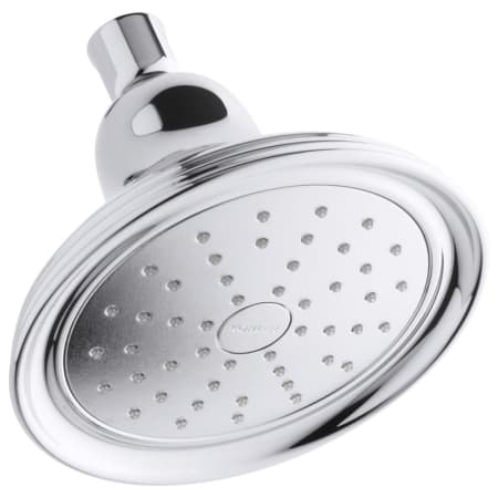 Kohler Devonshire 1.75 GPM Single Function Shower Head with MasterClean Sprayface and Katalyst Air-Induction Technology Polished Chrome
