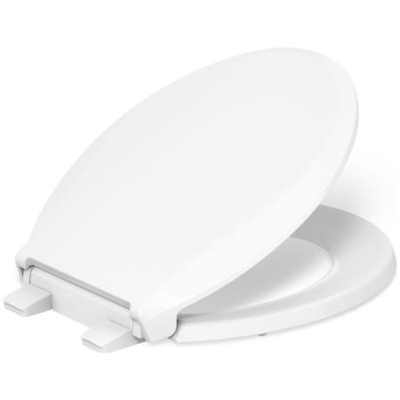Kohler Cachet ReadyLatch Round-Front Quiet-Close Toilet Seat White