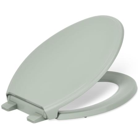 Kohler Glenbury Elongated Closed-Front Toilet Seat with Soft Close and Quick Release Aspen Green