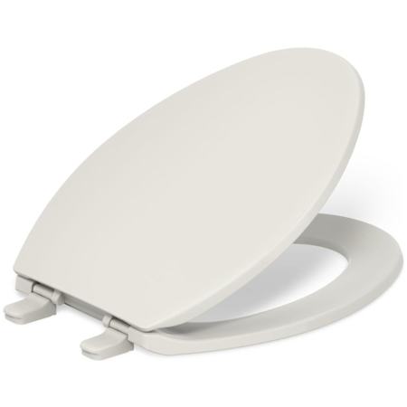Kohler Brevia Q2 Elongated Closed-Front Toilet Seat with Quick-Release and Quick-Attach Hinges Almond