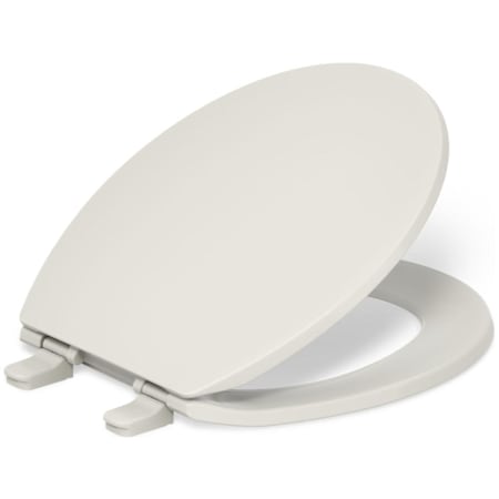 Kohler Brevia Q2 Round Closed-Front Toilet Seat with Quick-Release and Quick-Attach Hinges Almond