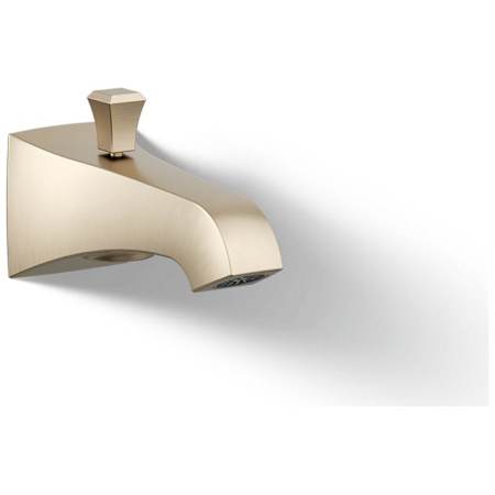 Kohler Memoirs Diverter Tub Spout with Deco Lift Knob Brushed Bronze