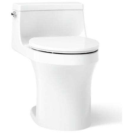 Kohler San Souci 1.28 GPF Elongated One-Piece Comfort Height Toilet with AquaPiston Technology - Seat Included White