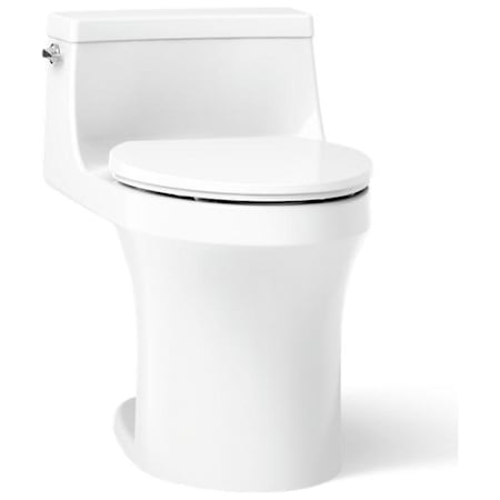 Kohler San Souci 1.28 GPF One Piece Elongated Toilet with Left Hand Lever White