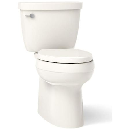 Kohler Cimarron Comfort Height 1.28 GPF Two-Piece Elongated Toilet with Fully Skirted Trapway and AquaPiston Flushing Technology Biscuit