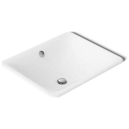 Kohler Iron Plains 18-9/16" Drop In Enameled Cast Iron Bathroom Sink with Overflow White